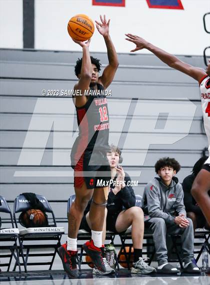 Thumbnail 1 in Pasadena vs Village Christian (21st Annual Rose City Roundball Classic Semi Final) photogallery.