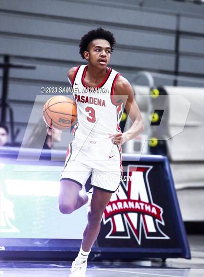 Thumbnail 3 in Pasadena vs Village Christian (21st Annual Rose City Roundball Classic Semi Final) photogallery.