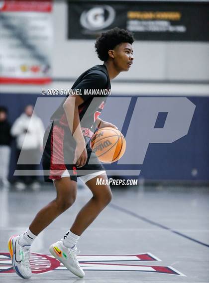Thumbnail 1 in Pasadena vs Village Christian (21st Annual Rose City Roundball Classic Semi Final) photogallery.