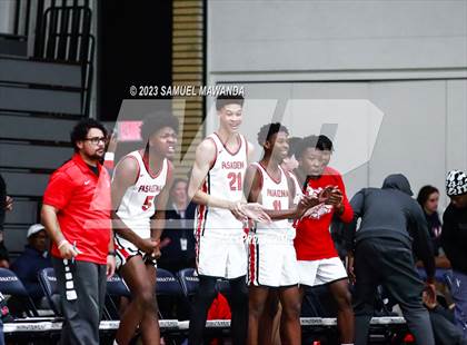 Thumbnail 1 in Pasadena vs Village Christian (21st Annual Rose City Roundball Classic Semi Final) photogallery.