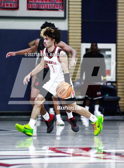 Thumbnail 1 in Pasadena vs Village Christian (21st Annual Rose City Roundball Classic Semi Final) photogallery.