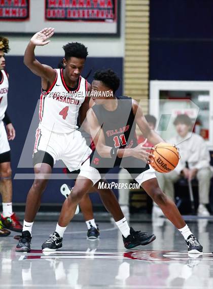 Thumbnail 3 in Pasadena vs Village Christian (21st Annual Rose City Roundball Classic Semi Final) photogallery.
