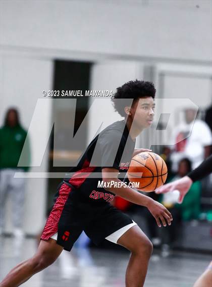 Thumbnail 1 in Pasadena vs Village Christian (21st Annual Rose City Roundball Classic Semi Final) photogallery.
