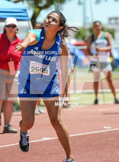 Thumbnail 1 in AIA Track & Field Championships-Fri (Girls Javelin) photogallery.