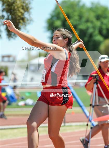 Thumbnail 2 in AIA Track & Field Championships-Fri (Girls Javelin) photogallery.