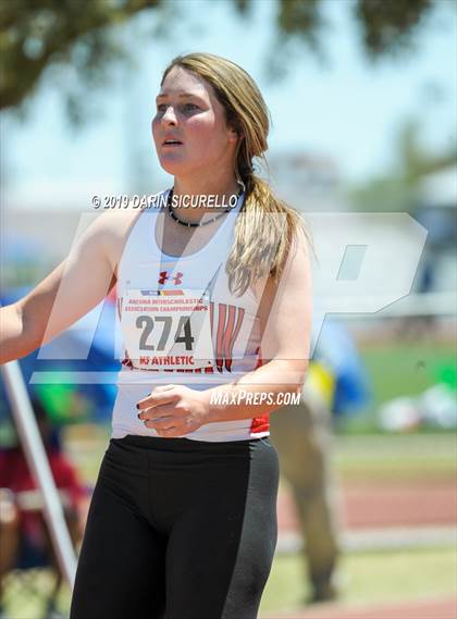 Thumbnail 2 in AIA Track & Field Championships-Fri (Girls Javelin) photogallery.