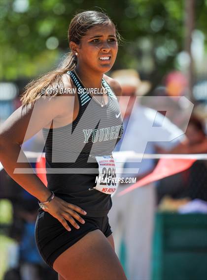 Thumbnail 1 in AIA Track & Field Championships-Fri (Girls Javelin) photogallery.