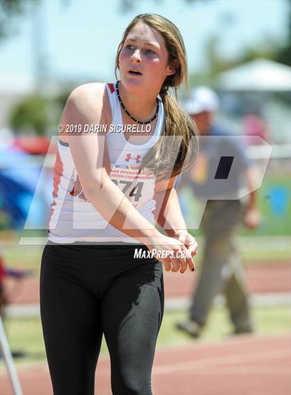 Thumbnail 1 in AIA Track & Field Championships-Fri (Girls Javelin) photogallery.