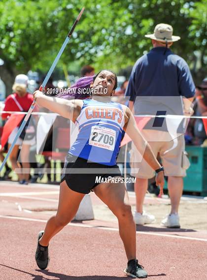 Thumbnail 3 in AIA Track & Field Championships-Fri (Girls Javelin) photogallery.