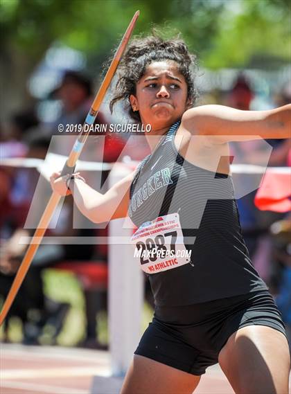 Thumbnail 2 in AIA Track & Field Championships-Fri (Girls Javelin) photogallery.