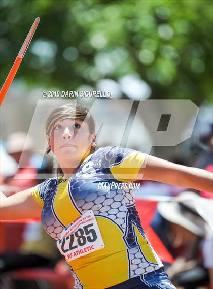 Thumbnail 3 in AIA Track & Field Championships-Fri (Girls Javelin) photogallery.