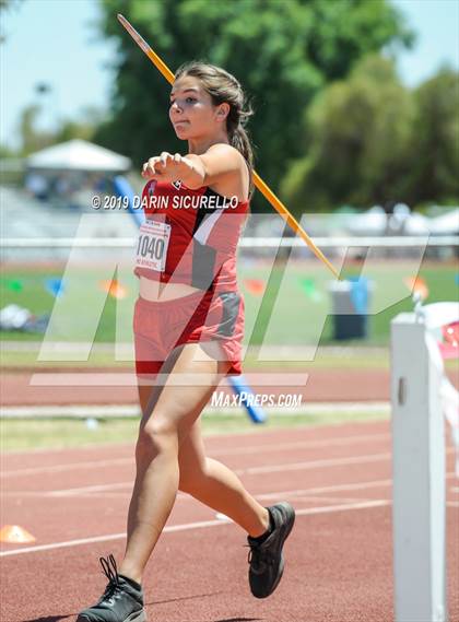 Thumbnail 1 in AIA Track & Field Championships-Fri (Girls Javelin) photogallery.