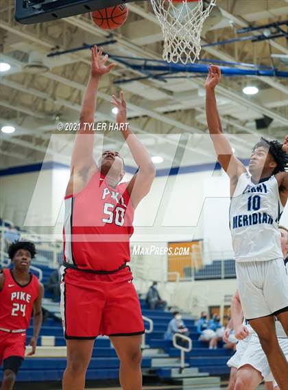 Thumbnail 1 in Pike vs. Perry Meridian (IHSAA 4A Sectional Round 1) photogallery.