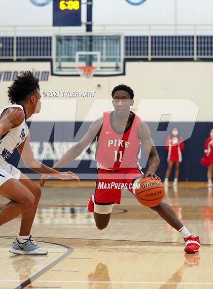 Thumbnail 3 in Pike vs. Perry Meridian (IHSAA 4A Sectional Round 1) photogallery.