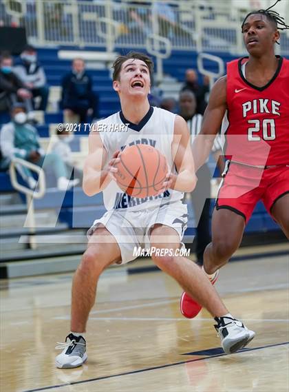 Thumbnail 3 in Pike vs. Perry Meridian (IHSAA 4A Sectional Round 1) photogallery.