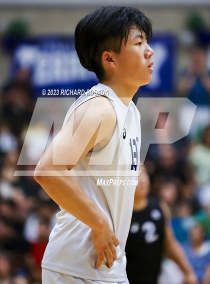 Thumbnail 2 in Clovis @ Clovis East (CIF Norcal Boys VB Regional Final- Division 1) photogallery.