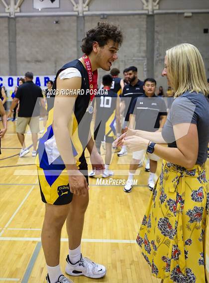 Thumbnail 2 in Clovis @ Clovis East (CIF Norcal Boys VB Regional Final- Division 1) photogallery.