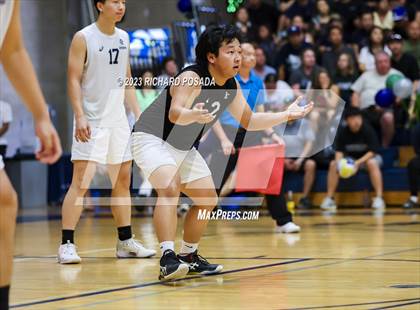 Thumbnail 3 in Clovis @ Clovis East (CIF Norcal Boys VB Regional Final- Division 1) photogallery.
