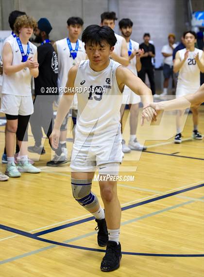 Thumbnail 3 in Clovis @ Clovis East (CIF Norcal Boys VB Regional Final- Division 1) photogallery.