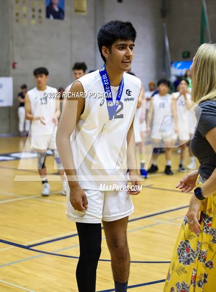 Thumbnail 2 in Clovis @ Clovis East (CIF Norcal Boys VB Regional Final- Division 1) photogallery.