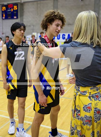Thumbnail 1 in Clovis @ Clovis East (CIF Norcal Boys VB Regional Final- Division 1) photogallery.