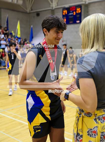 Thumbnail 1 in Clovis @ Clovis East (CIF Norcal Boys VB Regional Final- Division 1) photogallery.