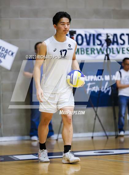 Thumbnail 3 in Clovis @ Clovis East (CIF Norcal Boys VB Regional Final- Division 1) photogallery.