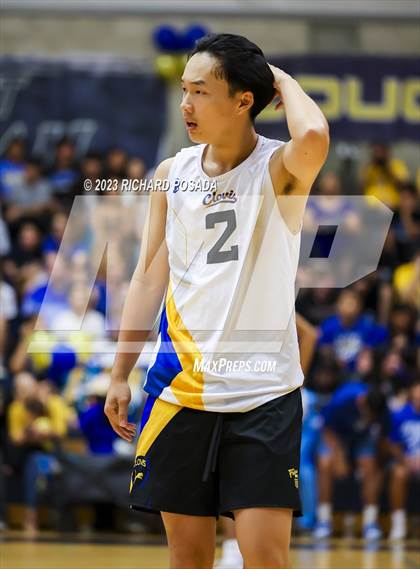Thumbnail 2 in Clovis @ Clovis East (CIF Norcal Boys VB Regional Final- Division 1) photogallery.