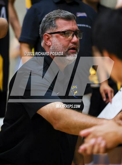 Thumbnail 3 in Clovis @ Clovis East (CIF Norcal Boys VB Regional Final- Division 1) photogallery.