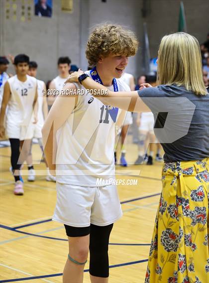 Thumbnail 1 in Clovis @ Clovis East (CIF Norcal Boys VB Regional Final- Division 1) photogallery.