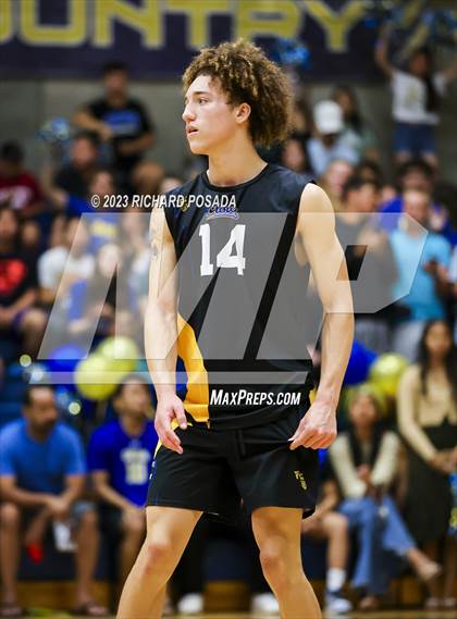 Thumbnail 1 in Clovis @ Clovis East (CIF Norcal Boys VB Regional Final- Division 1) photogallery.