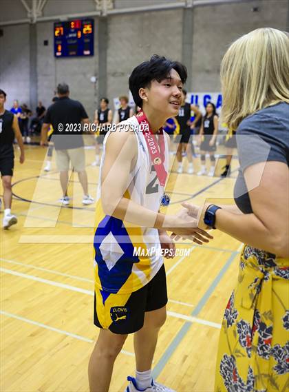 Thumbnail 3 in Clovis @ Clovis East (CIF Norcal Boys VB Regional Final- Division 1) photogallery.
