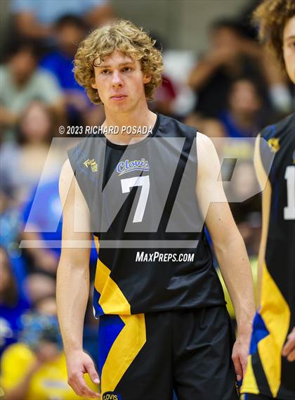 Thumbnail 2 in Clovis @ Clovis East (CIF Norcal Boys VB Regional Final- Division 1) photogallery.