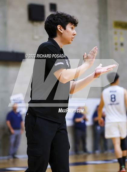 Thumbnail 1 in Clovis @ Clovis East (CIF Norcal Boys VB Regional Final- Division 1) photogallery.