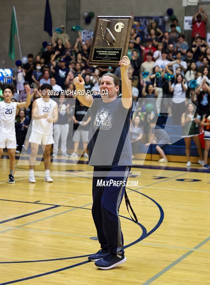 Thumbnail 1 in Clovis @ Clovis East (CIF Norcal Boys VB Regional Final- Division 1) photogallery.