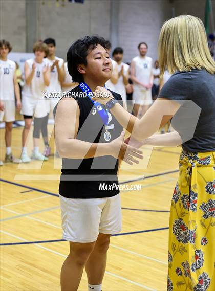 Thumbnail 3 in Clovis @ Clovis East (CIF Norcal Boys VB Regional Final- Division 1) photogallery.
