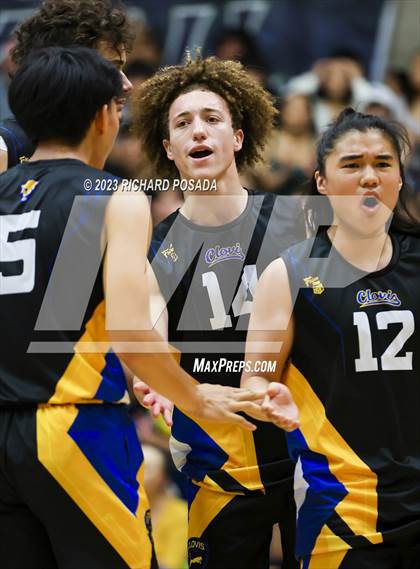 Thumbnail 3 in Clovis @ Clovis East (CIF Norcal Boys VB Regional Final- Division 1) photogallery.