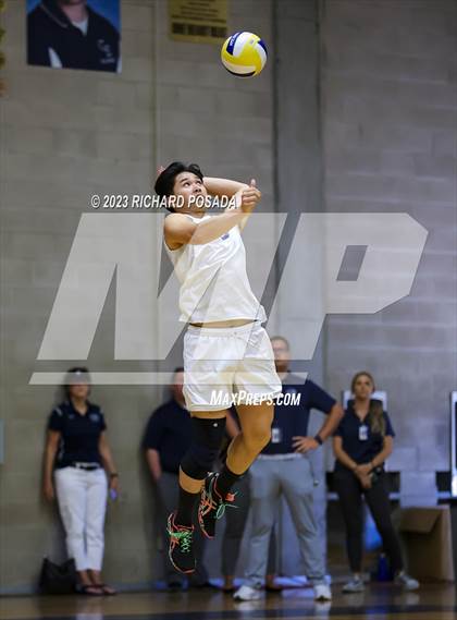 Thumbnail 1 in Clovis @ Clovis East (CIF Norcal Boys VB Regional Final- Division 1) photogallery.