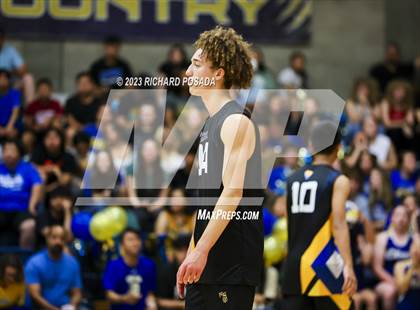 Thumbnail 3 in Clovis @ Clovis East (CIF Norcal Boys VB Regional Final- Division 1) photogallery.