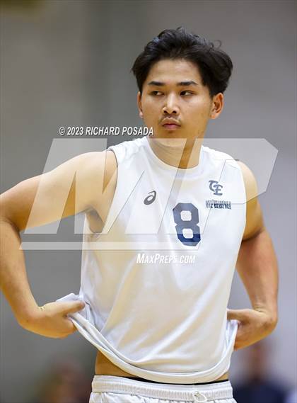 Thumbnail 2 in Clovis @ Clovis East (CIF Norcal Boys VB Regional Final- Division 1) photogallery.