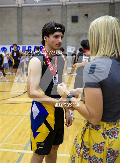 Thumbnail 1 in Clovis @ Clovis East (CIF Norcal Boys VB Regional Final- Division 1) photogallery.
