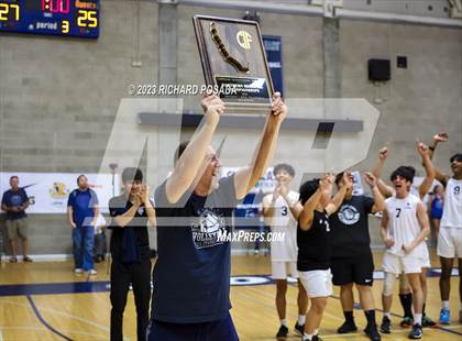 Thumbnail 3 in Clovis @ Clovis East (CIF Norcal Boys VB Regional Final- Division 1) photogallery.