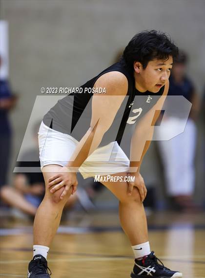Thumbnail 1 in Clovis @ Clovis East (CIF Norcal Boys VB Regional Final- Division 1) photogallery.