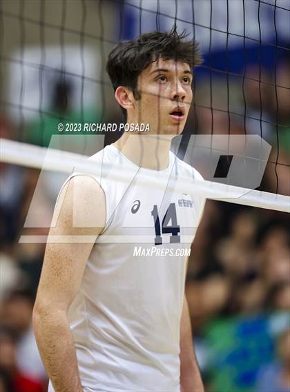 Thumbnail 1 in Clovis @ Clovis East (CIF Norcal Boys VB Regional Final- Division 1) photogallery.