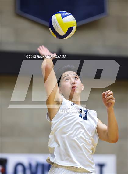 Thumbnail 3 in Clovis @ Clovis East (CIF Norcal Boys VB Regional Final- Division 1) photogallery.