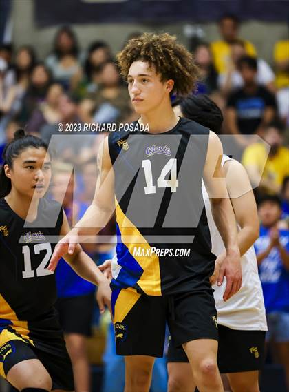Thumbnail 2 in Clovis @ Clovis East (CIF Norcal Boys VB Regional Final- Division 1) photogallery.