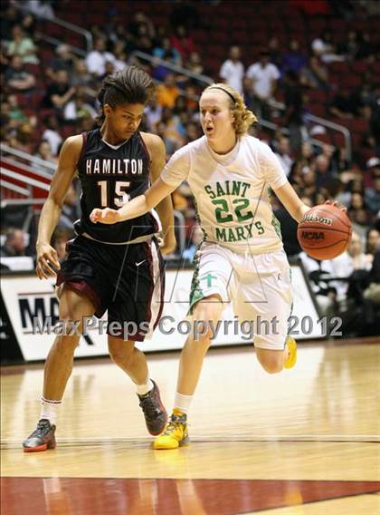 Thumbnail 2 in Hamilton vs. St. Mary's (AIA D1 Final) photogallery.