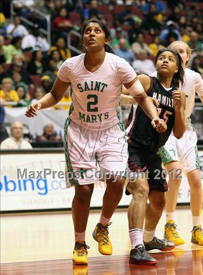Thumbnail 2 in Hamilton vs. St. Mary's (AIA D1 Final) photogallery.