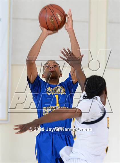 Thumbnail 1 in Rancho Christian vs. St. Bernard (CIF SS 5A Final) photogallery.