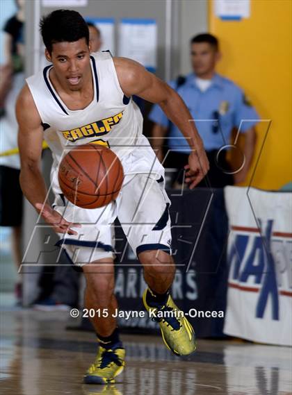 Thumbnail 2 in Rancho Christian vs. St. Bernard (CIF SS 5A Final) photogallery.
